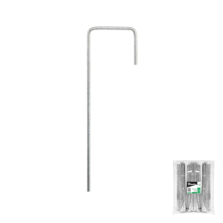 Szpilka metalowa galwanizowana w kształcie "J" szer. 3cm / wys.20cm opakowanie: 100szt