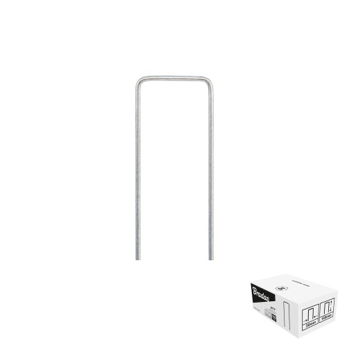 Szpilka metalowa galwanizowana w kształcie "U" szer. 3cm / wys.15cm / BOX