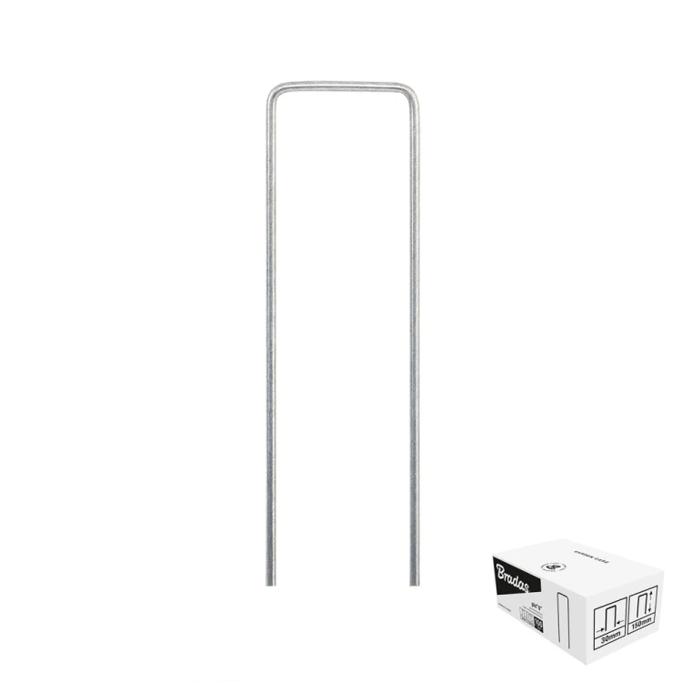 Szpilka metalowa galwanizowana w kształcie "U" szer. 3cm / wys.20cm / BOX