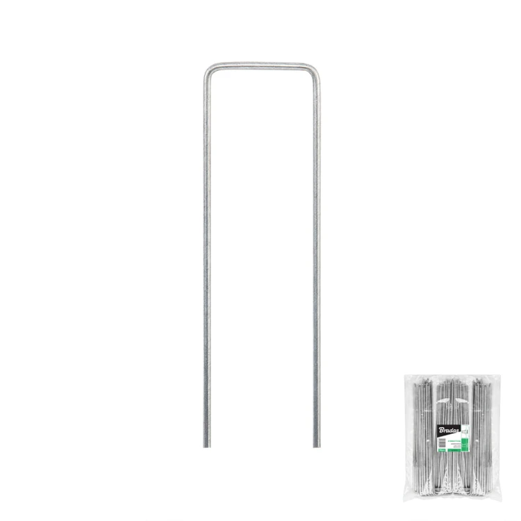 Szpilka metalowa galwanizowana w kształcie "U" szer. 3cm / wys. 20cm opakowanie: 100szt