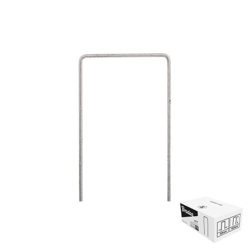 Szpilka metalowa galwanizowana w kształcie "U" szer. 7cm / wys.15cm / BOX