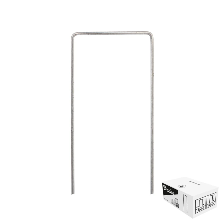 Szpilka metalowa galwanizowana w kształcie "U" szer. 7cm / wys.20cm / BOX