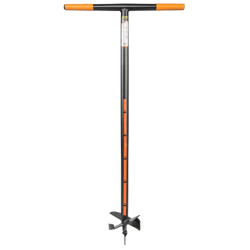 Świder hartowana głowica ze stali borowej / naklejka 15 cm