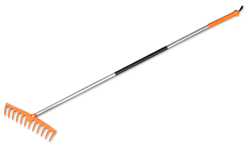 Grabie proste TQ 12 zębów / przywieszka trzonek aluminiowy
