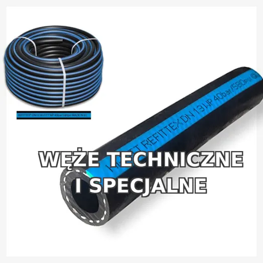 węże wysokiego ciśnienia, węże ssawne, pneumatyka